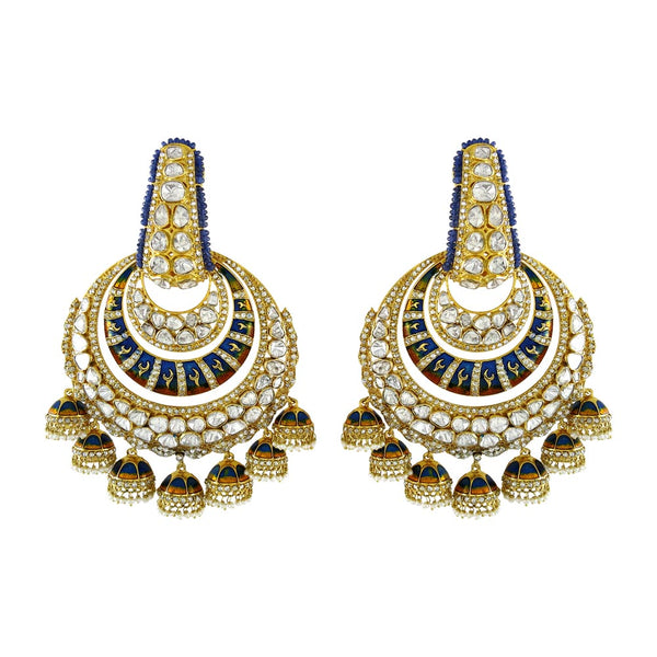 Enchanted Peacock Chand-Jhumki